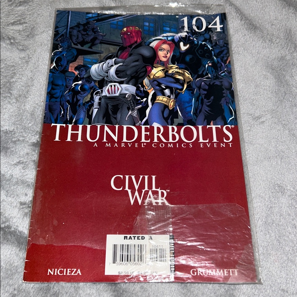 Civil War Thunderbolts Comics by‎ Fabián Nicieza 2007 Issue # 104